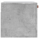 vidaXL betonszürke szerelt fa faliszekrény 60 x 36,5 x 35 cm