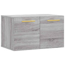 vidaXL szürke sonoma színű szerelt fa faliszekrény 60 x 36,5 x 35 cm