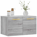 vidaXL szürke sonoma színű szerelt fa faliszekrény 60 x 36,5 x 35 cm