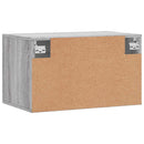 vidaXL szürke sonoma színű szerelt fa faliszekrény 60 x 36,5 x 35 cm