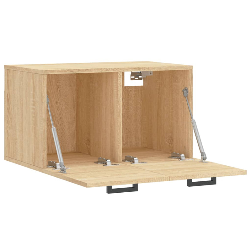 vidaXL sonoma tölgy színű szerelt fa faliszekrény 60 x 36,5 x 35 cm