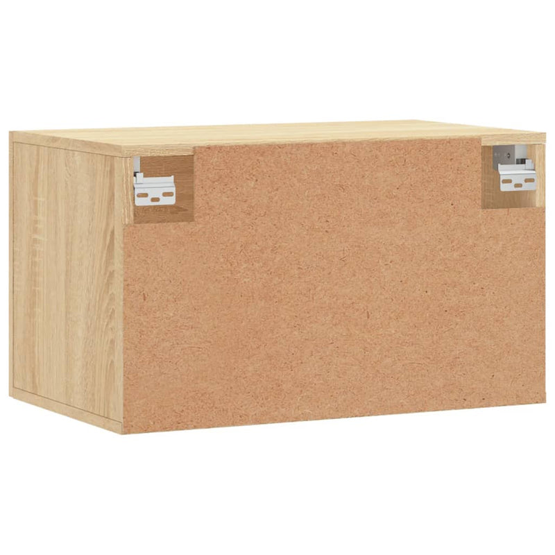 vidaXL sonoma tölgy színű szerelt fa faliszekrény 60 x 36,5 x 35 cm