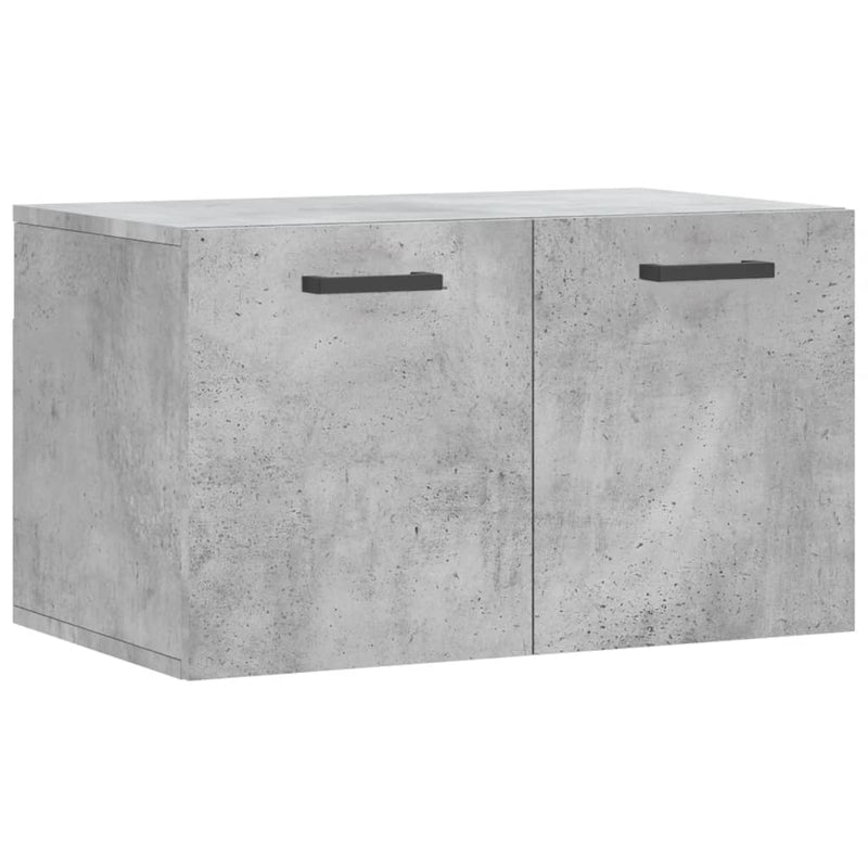 vidaXL betonszürke szerelt fa faliszekrény 60 x 36,5 x 35 cm