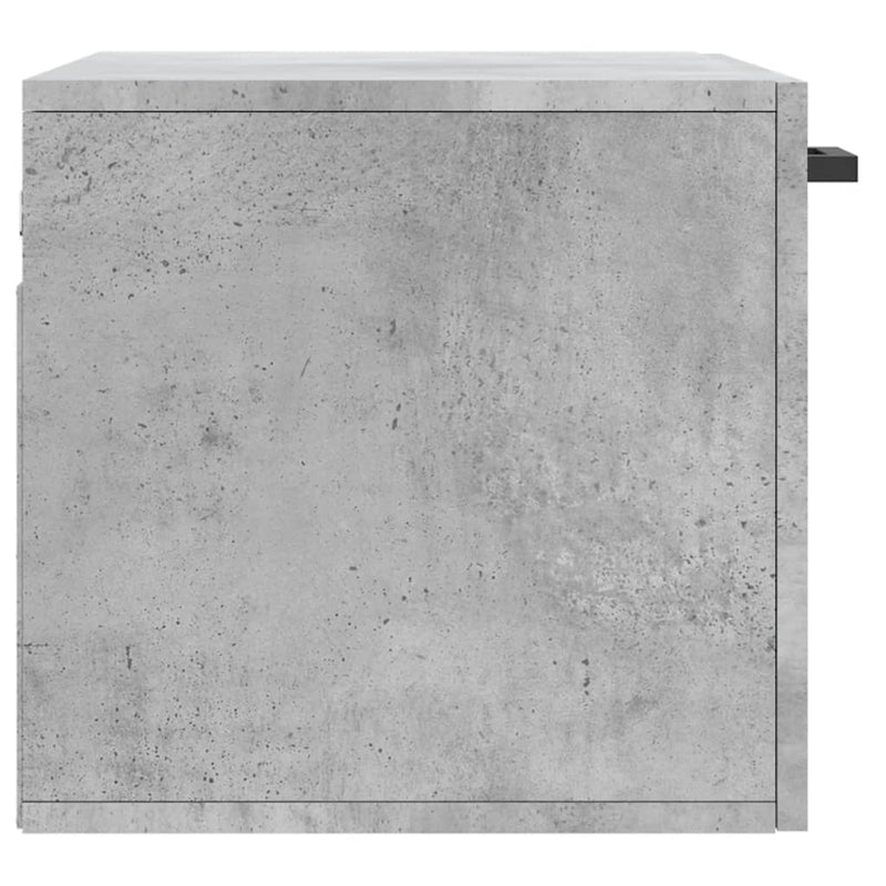 vidaXL betonszürke szerelt fa faliszekrény 60 x 36,5 x 35 cm