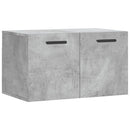 vidaXL betonszürke szerelt fa faliszekrény 60 x 36,5 x 35 cm