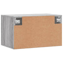 vidaXL szürke sonoma színű szerelt fa faliszekrény 60 x 36,5 x 35 cm