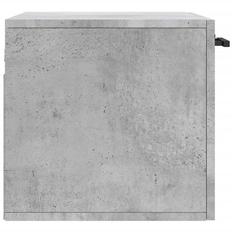 vidaXL betonszürke szerelt fa faliszekrény 60 x 36,5 x 35 cm