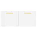 vidaXL fehér szerelt fa faliszekrény 80 x 36,5 x 35 cm