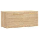 vidaXL sonoma tölgy színű szerelt fa faliszekrény 80 x 36,5 x 35 cm