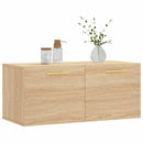 vidaXL sonoma tölgy színű szerelt fa faliszekrény 80 x 36,5 x 35 cm