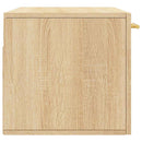 vidaXL sonoma tölgy színű szerelt fa faliszekrény 80 x 36,5 x 35 cm