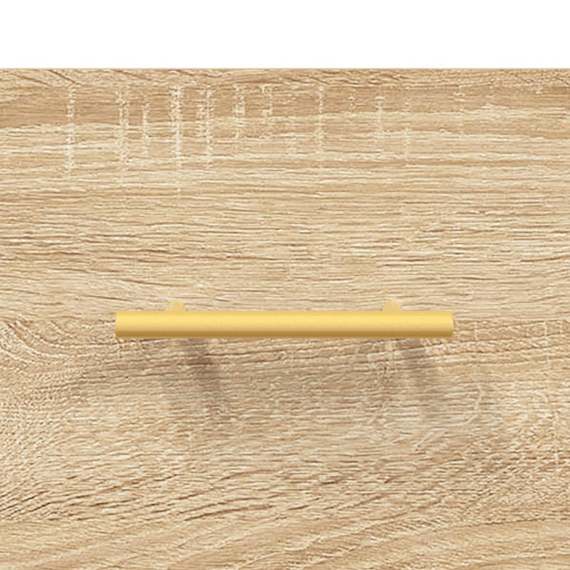 vidaXL sonoma tölgy színű szerelt fa faliszekrény 80 x 36,5 x 35 cm