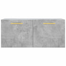 vidaXL betonszürke szerelt fa faliszekrény 80 x 36,5 x 35 cm