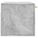 vidaXL betonszürke szerelt fa faliszekrény 80 x 36,5 x 35 cm