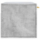 vidaXL betonszürke szerelt fa faliszekrény 80 x 36,5 x 35 cm