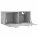 vidaXL betonszürke szerelt fa faliszekrény 80 x 36,5 x 35 cm