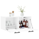 vidaXL fehér szerelt fa faliszekrény 80 x 36,5 x 35 cm