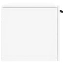 vidaXL fehér szerelt fa faliszekrény 80 x 36,5 x 35 cm