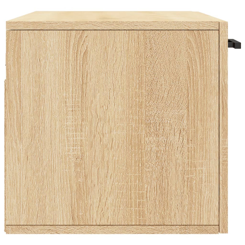 vidaXL sonoma tölgy színű szerelt fa faliszekrény 80 x 36,5 x 35 cm