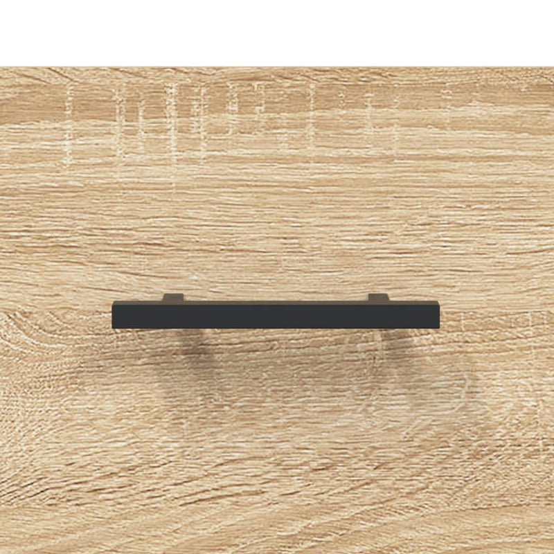 vidaXL sonoma tölgy színű szerelt fa faliszekrény 80 x 36,5 x 35 cm