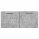 vidaXL betonszürke szerelt fa faliszekrény 80 x 36,5 x 35 cm