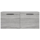 vidaXL szürke sonoma színű szerelt fa faliszekrény 80 x 36,5 x 35 cm