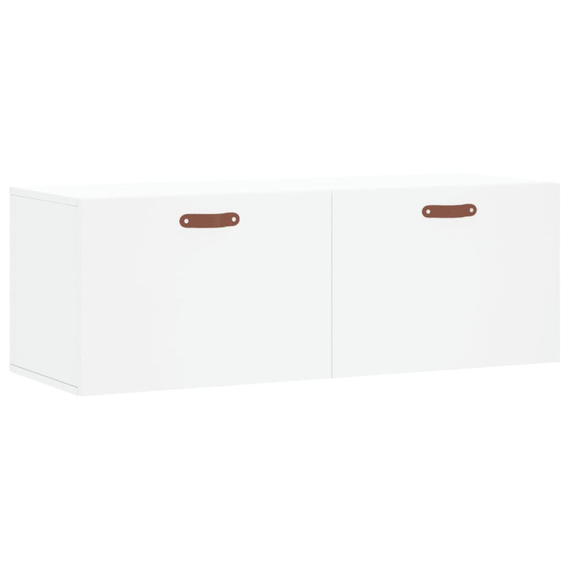 vidaXL fehér szerelt fa faliszekrény 100 x 36,5 x 35 cm