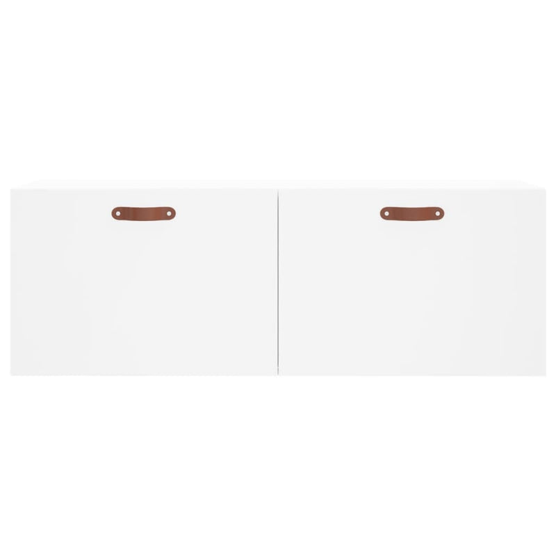 vidaXL fehér szerelt fa faliszekrény 100 x 36,5 x 35 cm