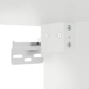 vidaXL fehér szerelt fa faliszekrény 100 x 36,5 x 35 cm