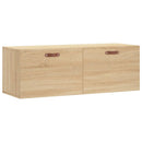vidaXL sonoma tölgy színű szerelt fa faliszekrény 100 x 36,5 x 35 cm