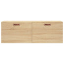 vidaXL sonoma tölgy színű szerelt fa faliszekrény 100 x 36,5 x 35 cm