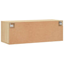 vidaXL sonoma tölgy színű szerelt fa faliszekrény 100 x 36,5 x 35 cm