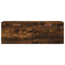 vidaXL füstös tölgy színű szerelt fa faliszekrény 100 x 36,5 x 35 cm