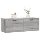 vidaXL szürke sonoma színű szerelt fa faliszekrény 100 x 36,5 x 35 cm