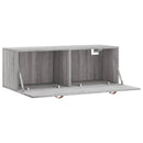 vidaXL szürke sonoma színű szerelt fa faliszekrény 100 x 36,5 x 35 cm