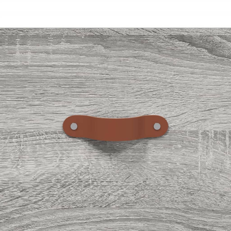 vidaXL szürke sonoma színű szerelt fa faliszekrény 100 x 36,5 x 35 cm