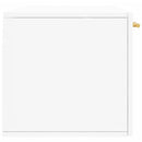 vidaXL fehér szerelt fa faliszekrény 100 x 36,5 x 35 cm