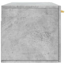 vidaXL betonszürke szerelt fa faliszekrény 100 x 36,5 x 35 cm