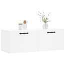 vidaXL fehér szerelt fa faliszekrény 100 x 36,5 x 35 cm