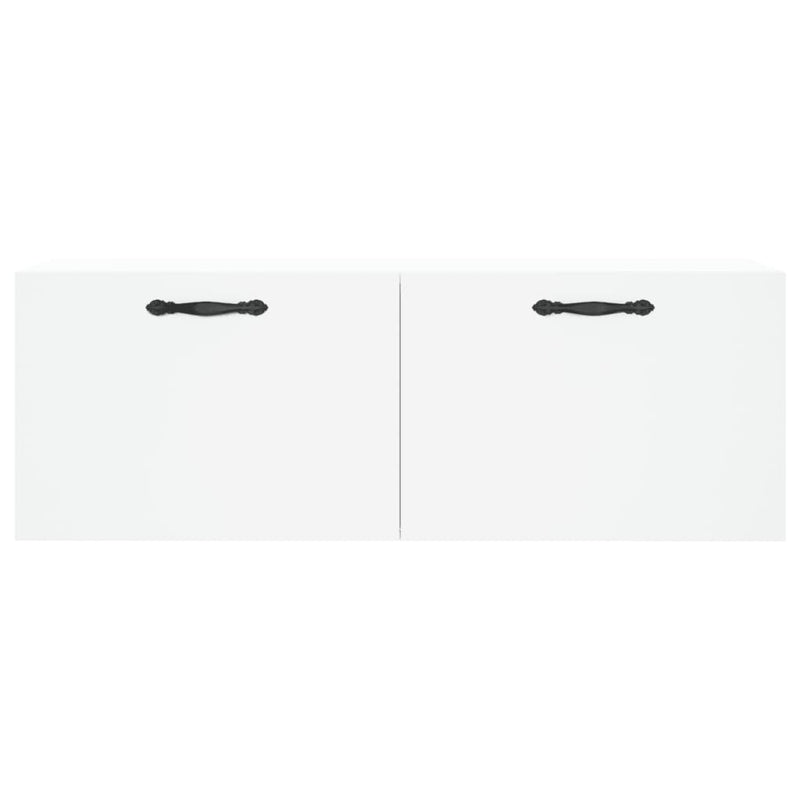 vidaXL fehér szerelt fa faliszekrény 100 x 36,5 x 35 cm