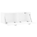 vidaXL fehér szerelt fa faliszekrény 100 x 36,5 x 35 cm