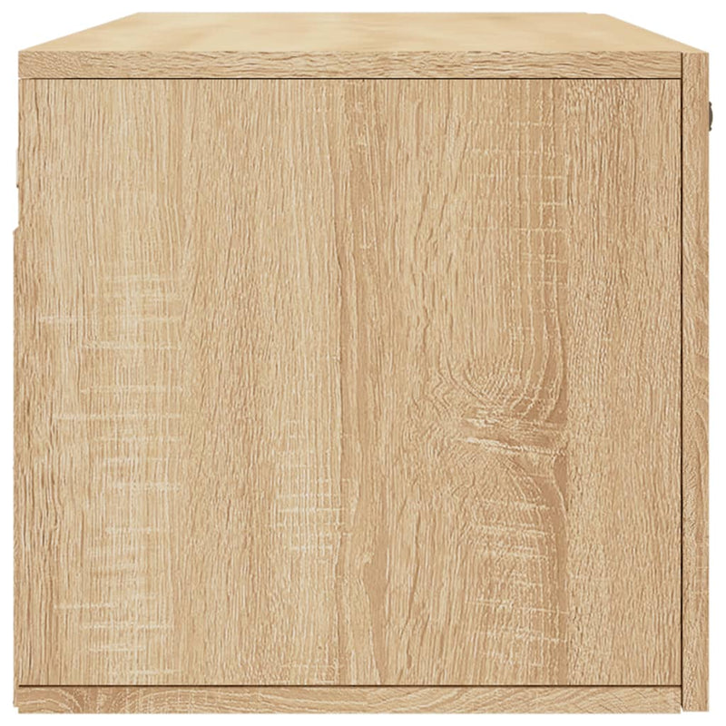 vidaXL sonoma tölgy színű szerelt fa faliszekrény 100 x 36,5 x 35 cm
