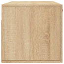 vidaXL sonoma tölgy színű szerelt fa faliszekrény 100 x 36,5 x 35 cm