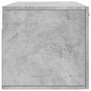 vidaXL betonszürke szerelt fa faliszekrény 100 x 36,5 x 35 cm