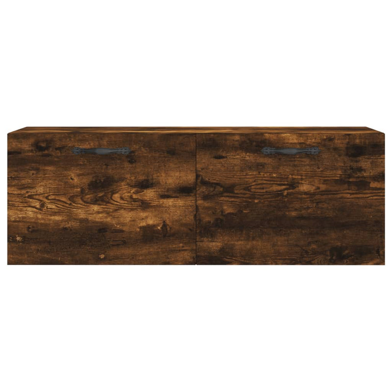 vidaXL füstös tölgy színű szerelt fa faliszekrény 100 x 36,5 x 35 cm