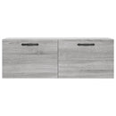 vidaXL szürke sonoma színű szerelt fa faliszekrény 100 x 36,5 x 35 cm