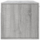 vidaXL szürke sonoma színű szerelt fa faliszekrény 100 x 36,5 x 35 cm