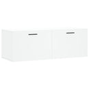 vidaXL fehér szerelt fa faliszekrény 100 x 36,5 x 35 cm