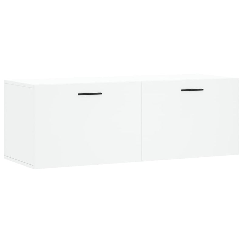 vidaXL fehér szerelt fa faliszekrény 100 x 36,5 x 35 cm