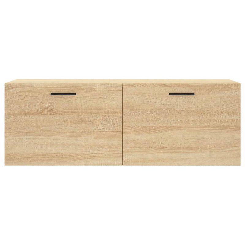 vidaXL sonoma tölgy színű szerelt fa faliszekrény 100 x 36,5 x 35 cm